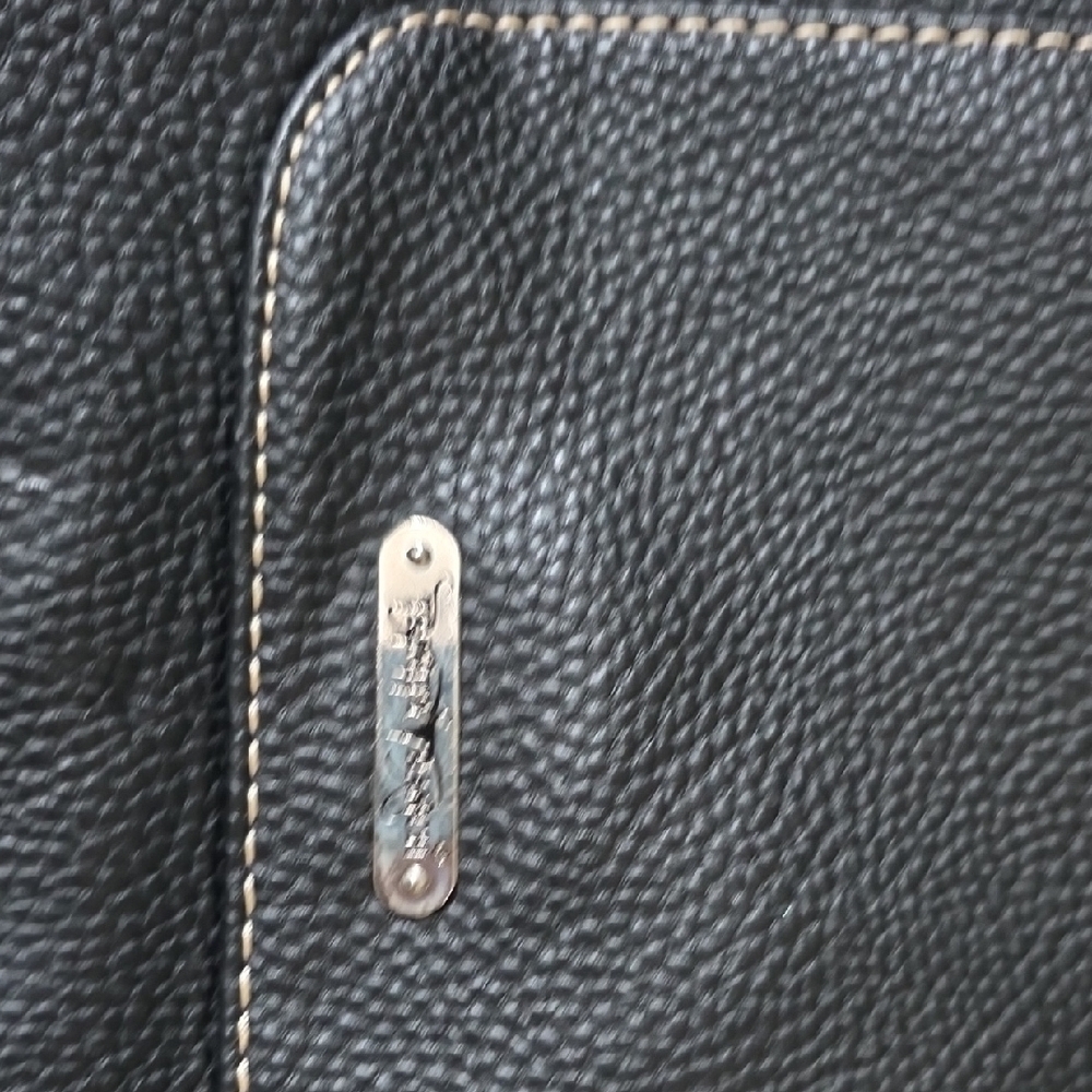 Trinity Ranch By Montana West Cowhide And Black Leather Women's Handbag - Picture 7 of 7